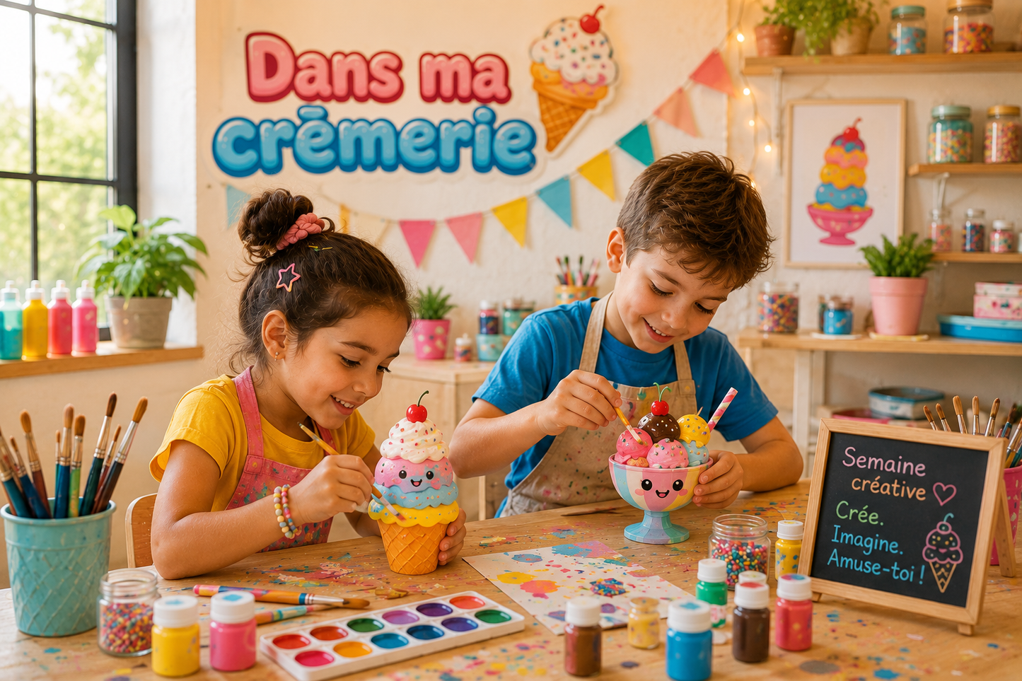 Semaine 4 - Dans ma crèmerie (20 au 24 juillet)