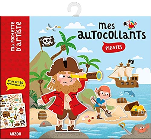 200 autocollants - Pirates - Couleur PastelAutocollantsAuzou