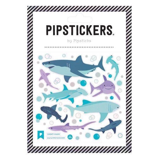 Autocollants «Des copains requins» - Couleur PastelAutocollantsPipsticks