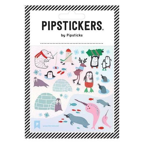 Autocollants «Les amis polaires» - Couleur Pastel Pipsticks