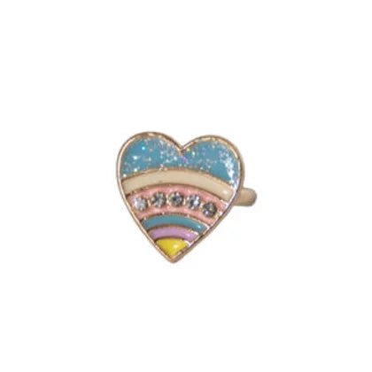 Bague Coeur - Couleur Pastel Couleur Pastel inc