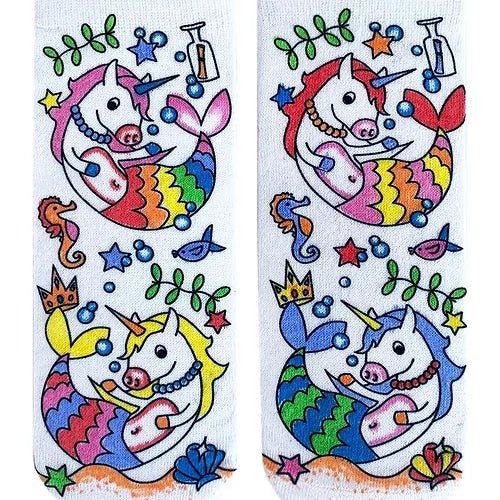 Bas à colorier Crayola - Les licornes - Couleur Pastel Couleur Pastel inc