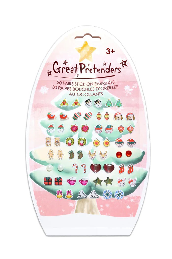 Boucles d'oreilles autocollant de vacances - Couleur PastelCouleur Pastel