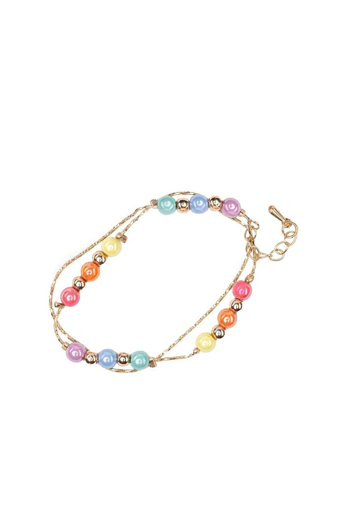 Boutique Bracelet arc-en-ciel doré - Couleur PastelBraceletGreat Pretenders