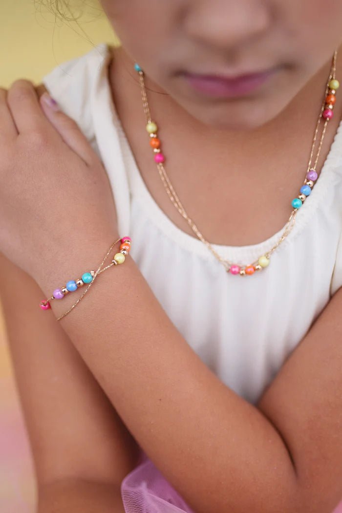 Boutique Bracelet arc-en-ciel doré - Couleur PastelBraceletGreat Pretenders