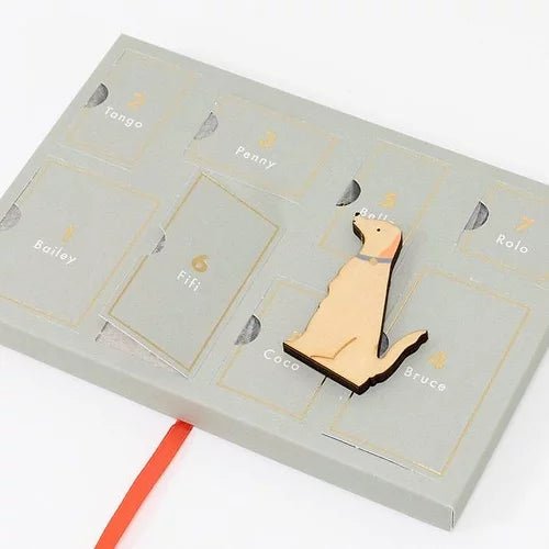 Calendrier de l'Avant - Petite valise remplie de chiens - Couleur Pastel Couleur Pastel inc