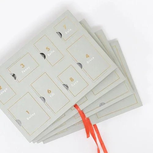 Calendrier de l'Avant - Petite valise remplie de chiens - Couleur Pastel Couleur Pastel inc