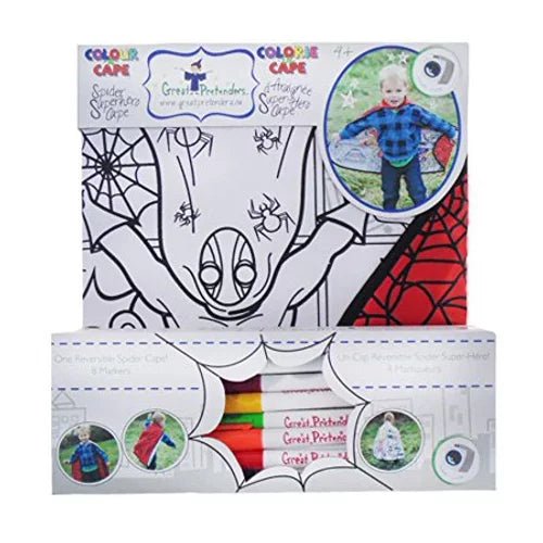 Cape à colorier - L'Homme-Araignée - Couleur PastelCape à colorierGreat Pretenders