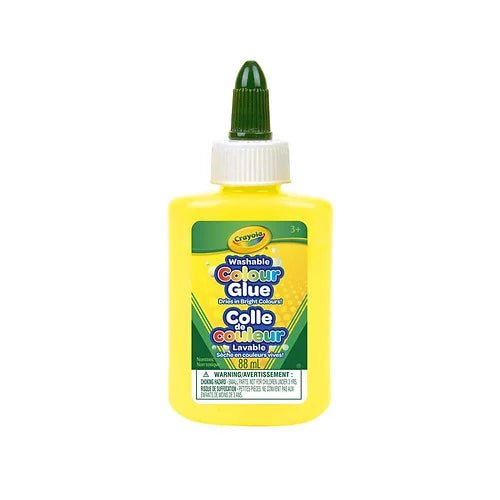 Colle lavable Jaune Banane 88ml Crayola - Couleur Pastel Couleur Pastel inc