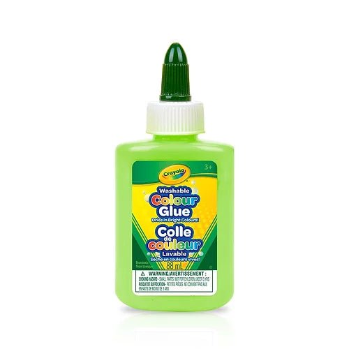 Colle lavable Verte Pomme 88ml Crayola - Couleur Pastel Couleur Pastel inc