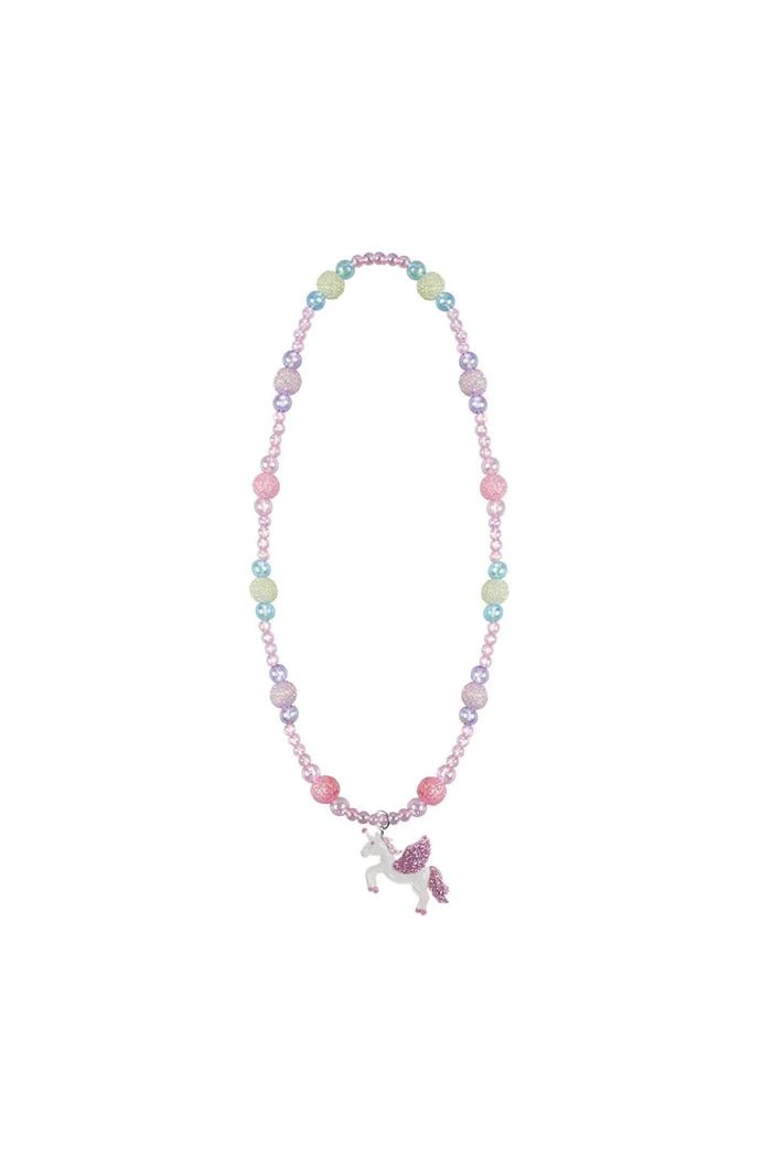 Collier poney cabré rose - Couleur PastelCouleur Pastel