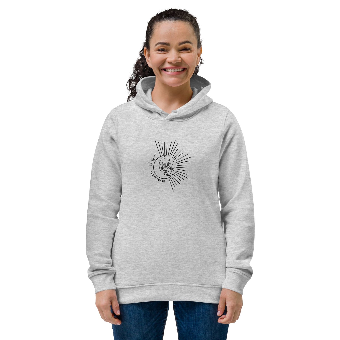 Coton ouaté à capuche ajusté écologique pour femme - Collection Océanne & Katie « Summer Sky » - Couleur Pastel Couleur Pastel inc