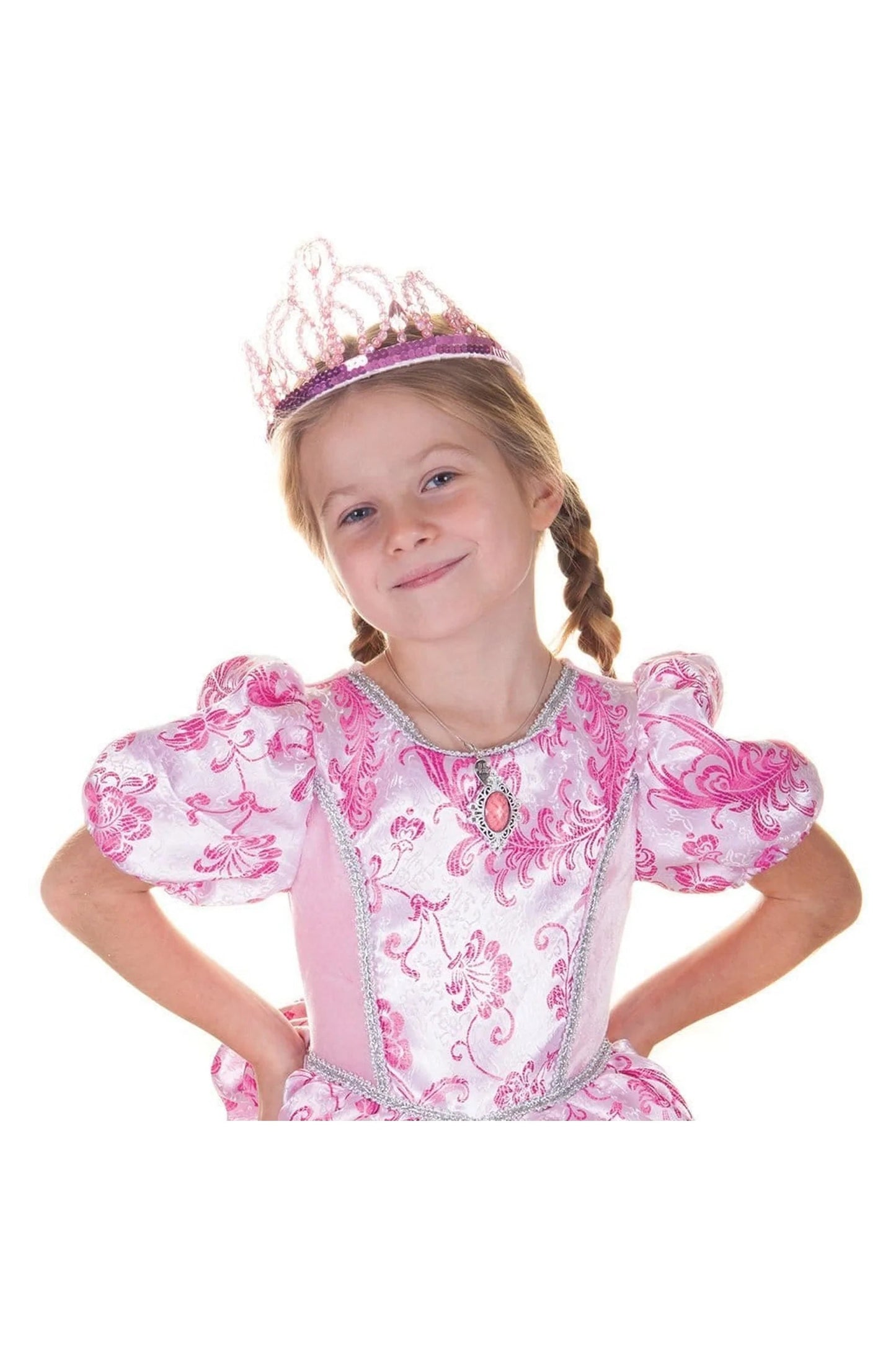 Couronne beauté rose par Great Pretenders - Couleur Pastel CouronneGreat Pretenders