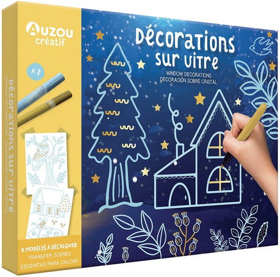 Décorations sur vitre - Couleur PastelCoffrets de loisirs créatifsAuzou
