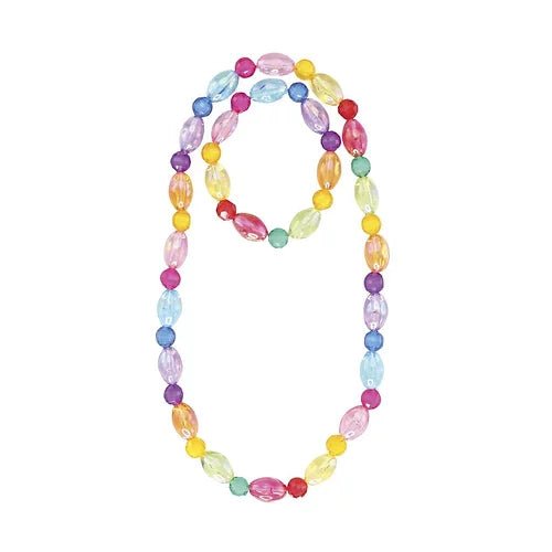 Ensemble bracelet et collier arc-en-ciel - Couleur Pastel Couleur Pastel inc