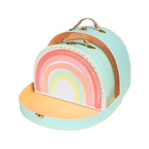Ensemble de 2 valise arc-en-ciel Meri Meri - Couleur Pastel Couleur Pastel inc