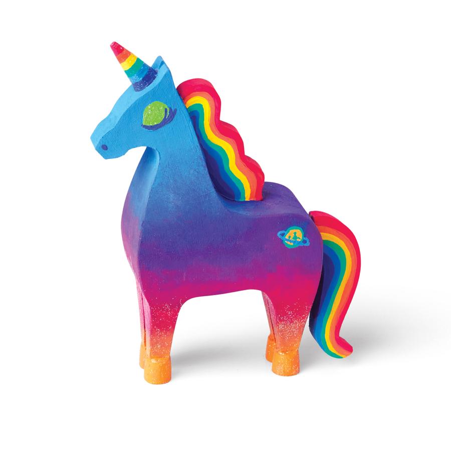 Ensemble «Peinturer sa propre licorne de bois» de «Kid Made Modern» - Couleur Pastel Coffrets de loisirs créatifsKid Made Modern