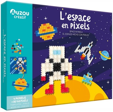 L'espace en pixels - Couleur PastelCoffrets de loisirs créatifsAuzou