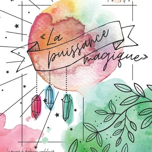 Livre à colorier pour adulte - La Puissance magique - Couleur Pastel Couleur Pastel inc