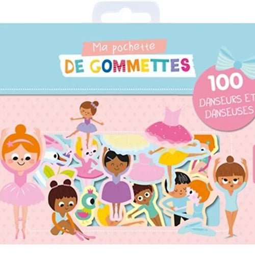 Mes 100 gommettes - Danseurs et danseuses - Couleur Pastel Couleur Pastel inc