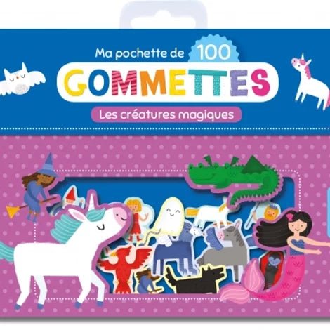 Mes 100 gommettes - Les créatures magiques - Couleur Pastel Couleur Pastel inc