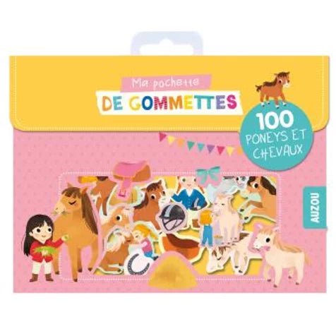 Mes 100 gommettes - Poneys et chevaux - Couleur Pastel Couleur Pastel inc