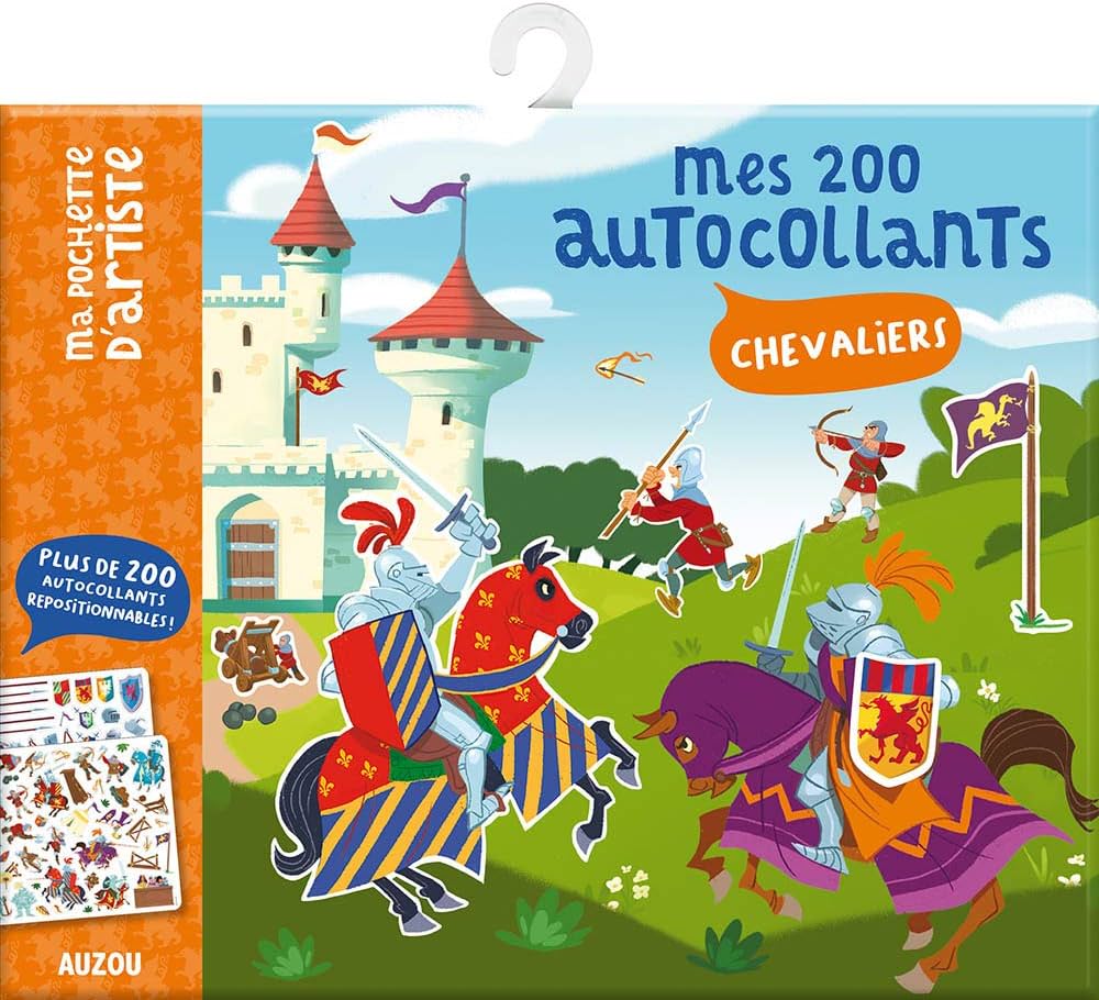 Mes 200 autocollants - Chevaliers - Couleur PastelAutocollantsAuzou
