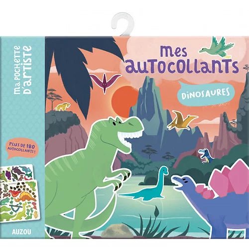 Mes autocollants par Auzou - Dinosaures - Couleur Pastel Couleur Pastel inc