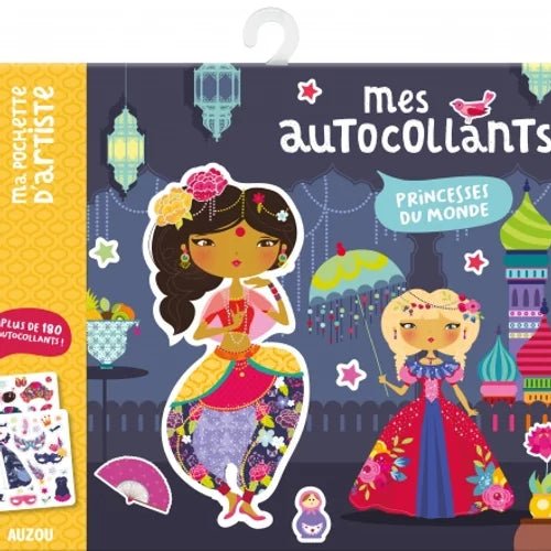 Mes autocollants - Princesses du monde - Couleur Pastel Couleur Pastel inc