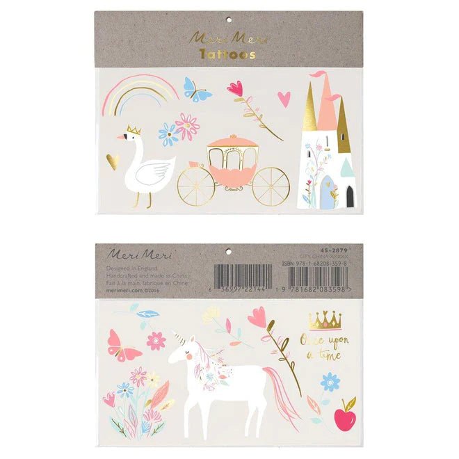 Tatouages temporaires - Princesse par Meri Meri - Couleur Pastel Tatouages temporairesMeri Meri