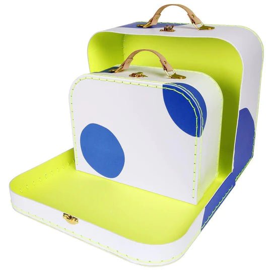 Valise à pois bleus - Couleur PastelJeux et jouetsMeri Meri