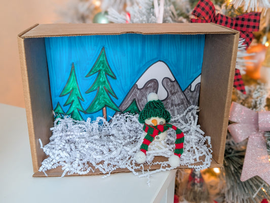 Atelier créatif de Noël: Petit monde d’hiver magique.
