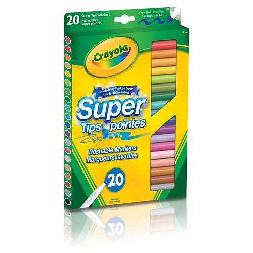 20 marqueurs à trait fin Crayola - Couleur Pastel MarqueurCrayola