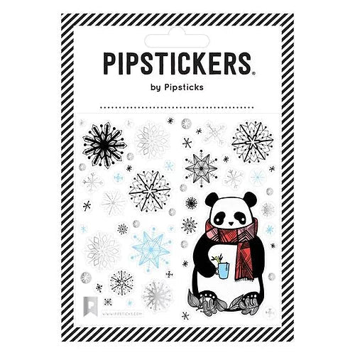 Autocollants «Panda d'hiver» - Couleur Pastel Pipsticks