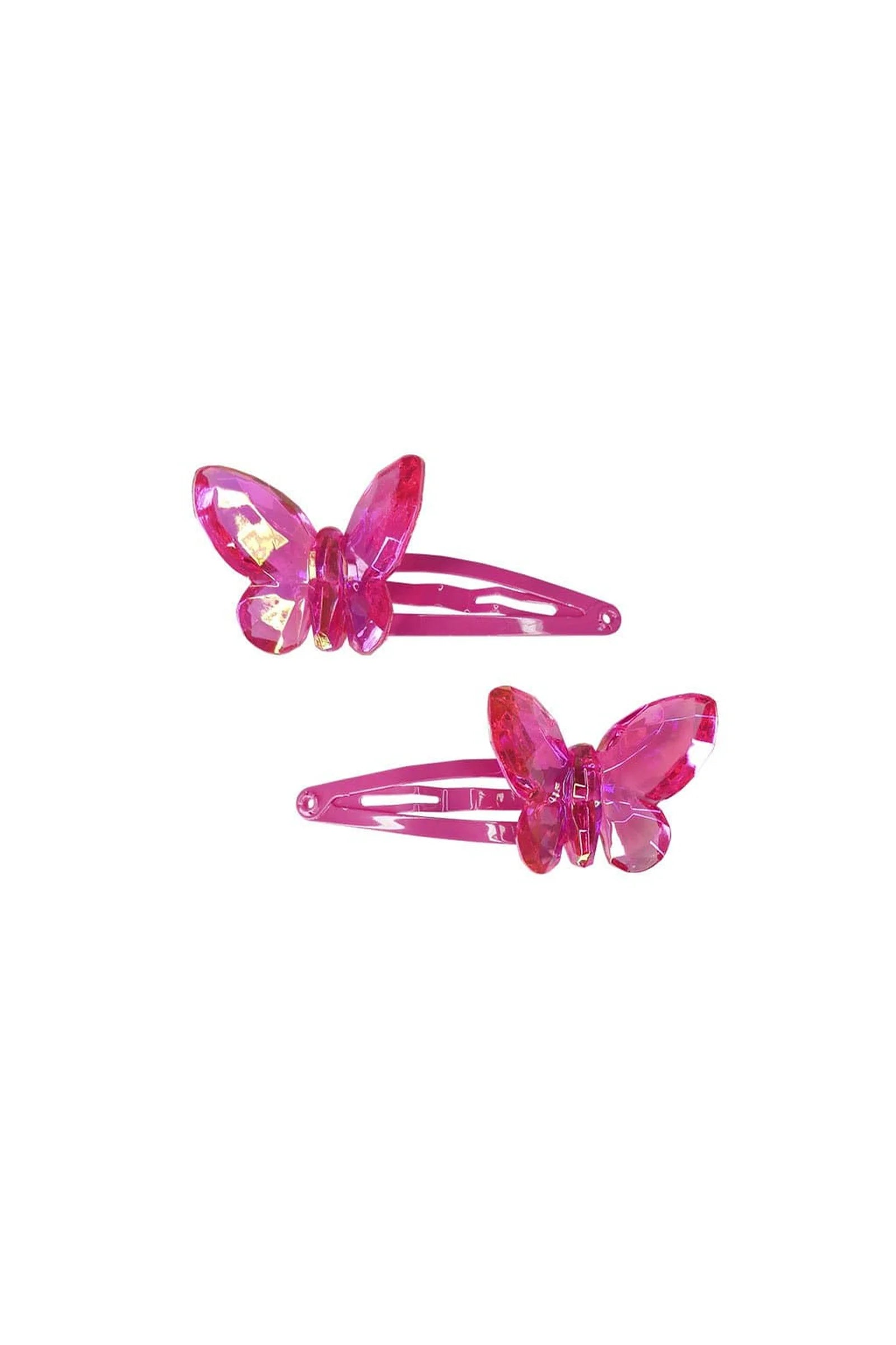 Pinces à cheveux papillons en cristal rose - Couleur PastelPincesGreat Pretenders